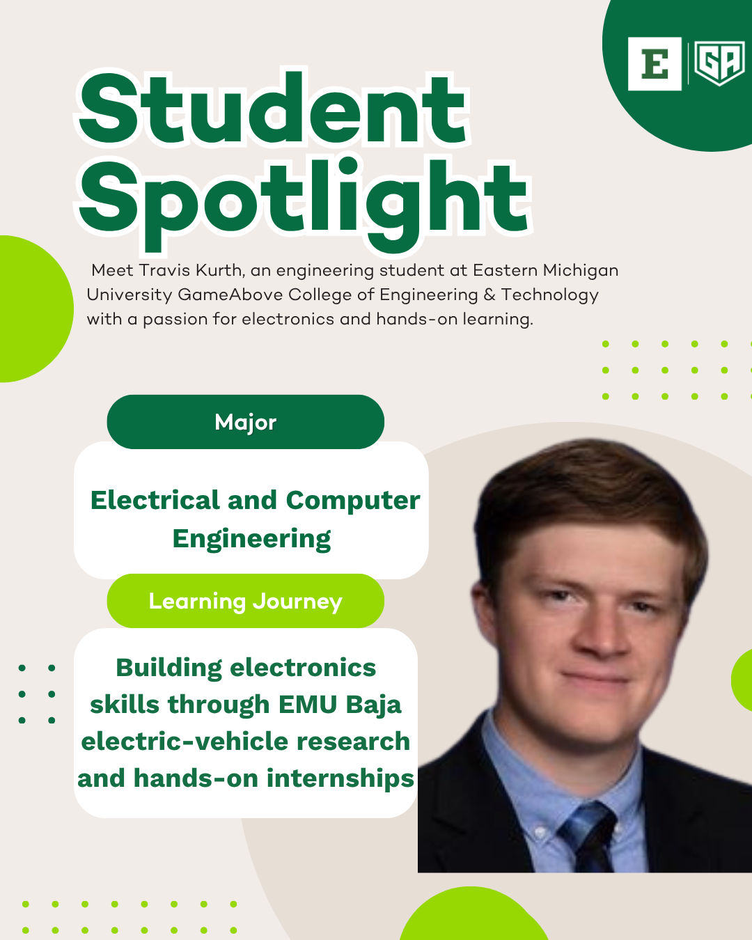 Eastern Michigan University student highlight