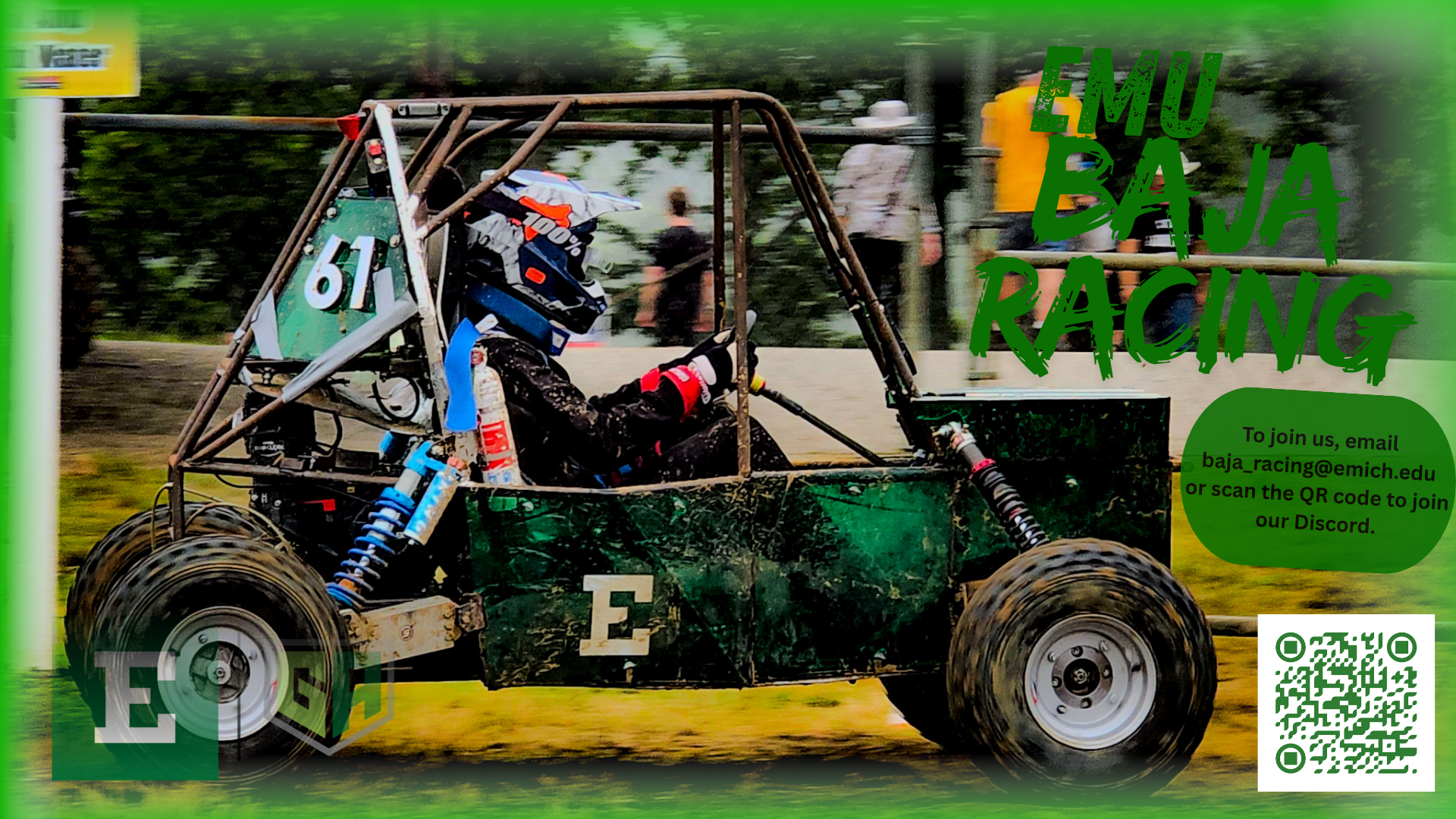 Eastern Michigan University, Baja racing graphic